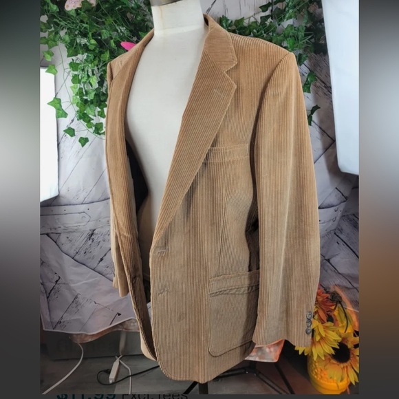 GLENEAGLES Union Made Vintage Cotton Corduroy Blazer - Picture 6 of 10
